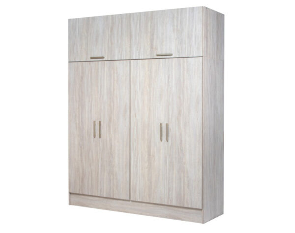 WhatsApp Image 2026-07-09 at 11.49.22 PLACARD TANA PIU ALTI 4 PUERTAS DE ABRIR CON BAULERA COLOR FRESNO BLANCO