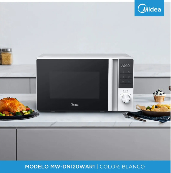 MICROONDAS MIDEA 20 LTS DIGITAL BLANCO