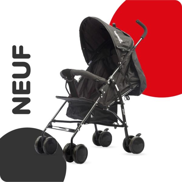 COCHE BEBESIT PARAGUA NEUF 1058 NEGRO