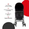 COCHE BEBESIT PARAGUA NEUF 1058 NEGRO