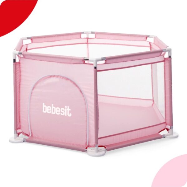 CORRALITO BEBESIT ROSA PLEGABLE