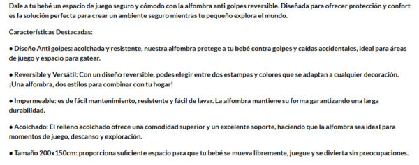 ALFOMBRA PLEGABLE BEBESIT