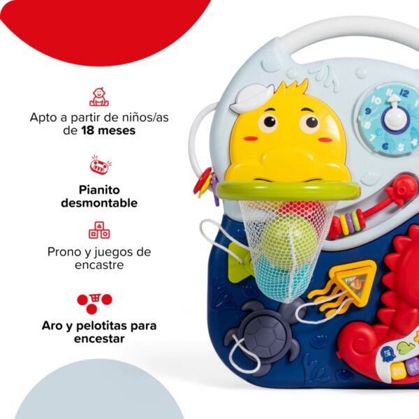 MESA DIDACTICA BEBESIT AZUL 3 EN 1