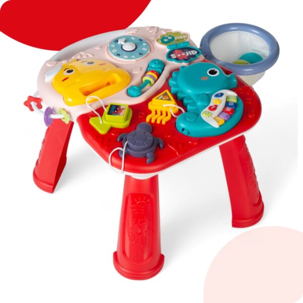 MESA DIDACTICA BEBESIT ROJA 3 EN 1