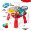 MESA DIDACTICA BEBESIT ROJA 3 EN 1