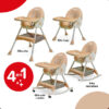 SILLA DE COMER BEBESIT MECEDORA BEIGE