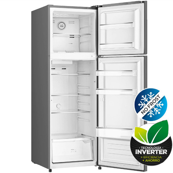 HELADERA BRIKET 268 LTS ACERO-NO FROST-INVERTER