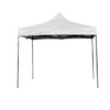 GAZEBO PLEGABLE DE ACERO 3X3 BLANCO KUSHIRO SIN LATERALES