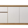 BAHIUT 3 PUERTAS 1 CAJON MESINA HICKORY / BLANCO TEXTURADO