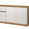 BAHIUT 3 PUERTAS 1 CAJON MESINA HICKORY / BLANCO TEXTURADO