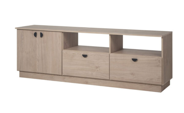 MESA TV LEYENDA 1.80 4 PUERTAS MESINA ROBLE KENDAL NATURAL