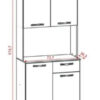 KIT COCINA 4 PUERTAS GENOVA -KITS PARANA-