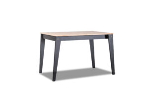 MESA NORDICA 1.10 X 0.75 NEGRA TAPA NATURAL