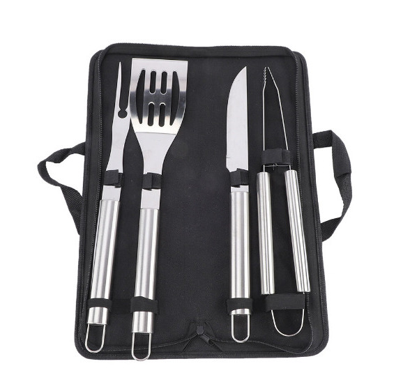 SET PARRILLERO VONNE 4 UTENSILLOS  CON ESTUCHE