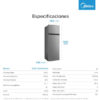 HELADERA MIDEA SILVER  240 LTS