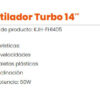 VENTILADOR KANJIHOME TURBO 14" 60 W