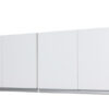 ALACENA ARCO 1.40 4 PUERTAS BLANCO ALUMINIO