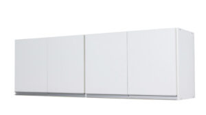 ALACENA ARCO 1.40 4 PUERTAS BLANCO ALUMINIO