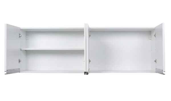 ALACENA ARCO 1.40 4 PUERTAS BLANCO ALUMINIO